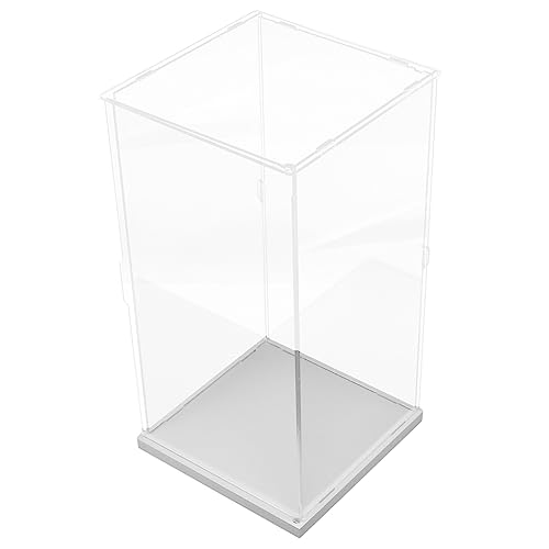 BESTonZON Box Boxhandschuhe Vitrine Figurenvitrine Kunsthandwerkskoffer Figurenhalterkoffer Statuenvitrine Figurenvitrine Klare Vitrine von BESTonZON