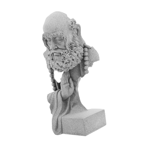 BESTonZON Buddha Gartenfigur Dekorative Buddha Statue für Garten Terrasse Stabile Skulptur Zen Dekoration und von BESTonZON