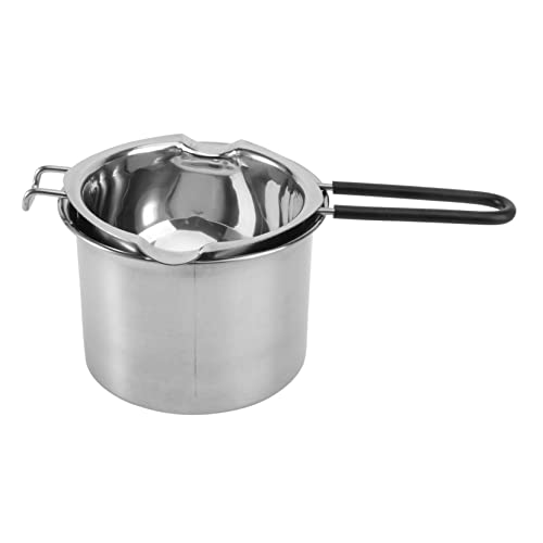 BESTonZON Topf 2 Stück Schokoladen Mini-Kerzen Türkische Süßigkeiten Mini-Hot-Pot Fondue-Käse Schokoladen-Schmelz Wasserbad-Schmelz Für DIY-Schokolade Langlebiger Schmelz von BESTonZON