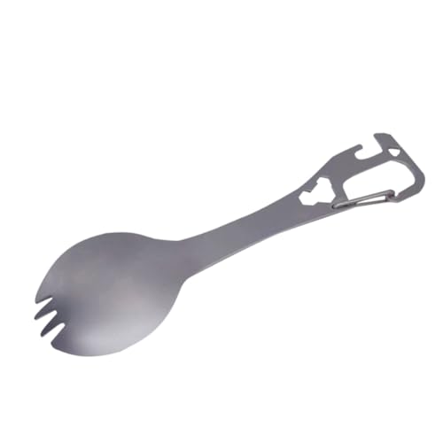 BESTonZON Camping Spork Multifunktionales Campingbesteck mit Flaschenöffner für Outdoor Aktivitäten Leicht und Tragbar für Reisen und Rucksacktouren von BESTonZON