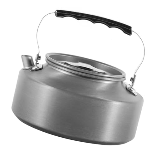 BESTonZON 1,1 L Tragbarer Teekessel Aluminium Camping Wasserkocher für Offenes Feuer Outdoor für Wanderungen und BESTonZON 1,1 L Tragbarer Teekessel Aluminium Camping Wasserkocher für Offenes Feuer Outdoor für Wanderungen und von BESTonZON