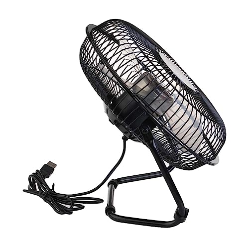 BESTonZON Clip-lüfter Mini- 360° Busventilator Lkw-fan Notebook-fan Tragbarer Autolüfter Laptop-fan Persönlicher Usb- Aus Metall Mini Stumm Elektrolüfter Büro von BESTonZON