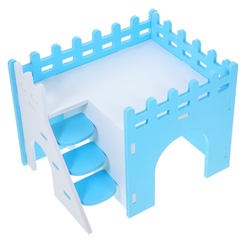 BESTonZON Doppelstöckiges Hamster Versteck aus Robustem PVC mit Leiter Langlebiges Meerschweinchen Haus Kratzfestes Kleintier Spielhaus Sicheres Geruchloses Versteck für Hamster und Ratten BESTonZON Doppelstöckiges Hamster Versteck aus Robustem PVC mit Leiter Langlebiges Meerschweinchen Haus Kratzfestes Kleintier Spielhaus Sicheres Geruchloses Versteck für Hamster und Ratten von BESTonZON