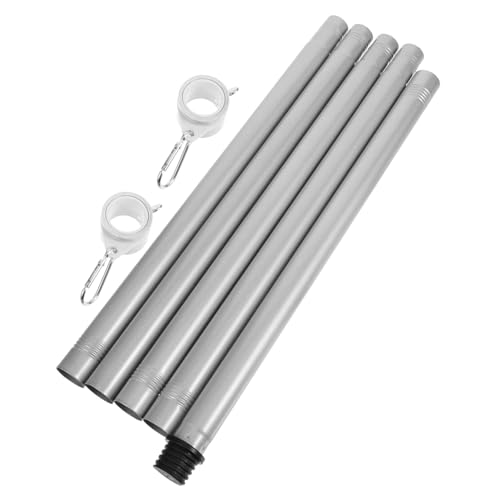 BESTonZON Edelstahl Fahnenmast Rotierender Gartenflaggenhalter Rostfrei Robust für Haus Wandmontage mit Abnehmbarem Design und Glatter Oberfläche von BESTonZON