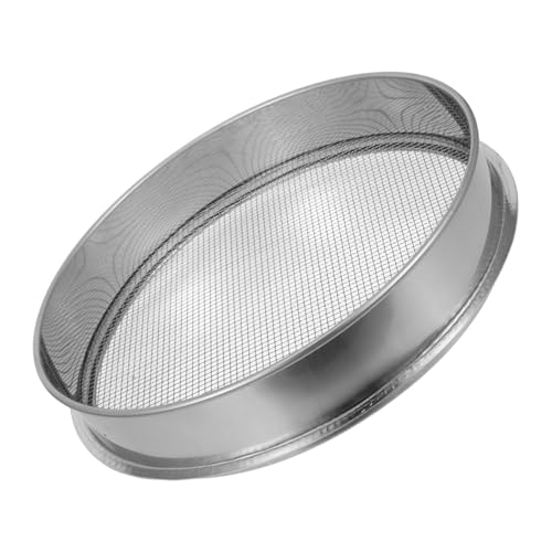 BESTonZON Edelstahl Gartensieb Maschen Sieb Präzisionssieb für Erde Steine und Kompost Rundes Bodensieb Vielseitig für Garten BAU Labor Geeignet BESTonZON Edelstahl Gartensieb Maschen Sieb Präzisionssieb für Erde Steine und Kompost Rundes Bodensieb Vielseitig für Garten BAU Labor Geeignet von BESTonZON