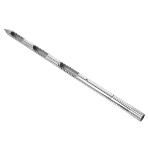 BESTonZON Edelstahl Getreide Probenehmer mit Löchern Leichter und Tragbarer Weizen Sorghum Bodenprobenstecher für Getreide und Mehl Praktische Sonde für Experiment und Probenahme von BESTonZON