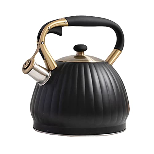 BESTonZON Edelstahl Pfeifkessel Wasserkocher Fl?tenkessel mit Holzgriff Teekessel Induktion Wasserkessel Kaffeekanne K¨¹rbis Form f¨¹r Zuahause K¨¹che Gasherde Kochplatten 3. 5L BESTonZON Edelstahl Pfeifkessel Wasserkocher Fl?tenkessel mit Holzgriff Teekessel Induktion Wasserkessel Kaffeekanne K¨¹rbis Form f¨¹r Zuahause K¨¹che Gasherde Kochplatten 3. 5L von BESTonZON
