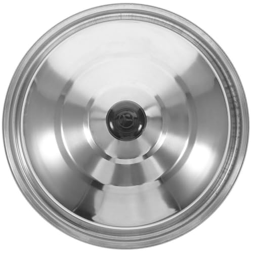 BESTonZON Edelstahl Topfdeckel Hochwertiger Pfannendeckel Mit Gewölbter Form Für Kochgeschirr Einsetzbar Robust Und Langlebig Für Wok Und Bratpfanne von BESTonZON