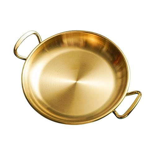 BESTonZON Edelstahl-Wok-Pfanne Mit Griff 13 Cm Antihaftbeschichtete Bratpfannen Suppentöpfe Ramen-Topf Für Gas-Induktions- Oder Elektroherd Goldene Antihaftbeschichtete BESTonZON Edelstahl-Wok-Pfanne Mit Griff 13 Cm Antihaftbeschichtete Bratpfannen Suppentöpfe Ramen-Topf Für Gas-Induktions- Oder Elektroherd Goldene Antihaftbeschichtete von BESTonZON