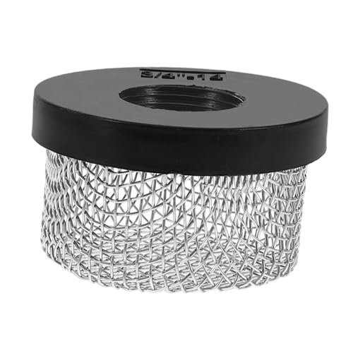 BESTonZON Einlasssieb Mit Gewinde Filter Schwimmbecken Marine Belüfter Sieb Belüfter Abflusssieb Hochleistungs Pool Skimmer Pool Skimmer Netz Pool Netzreiniger Silber Edelstahl von BESTonZON