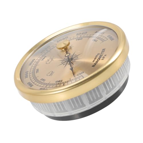 BESTonZON Einstellbares Analoges Aneroid barometer für Haus und Garten Multifunktionaler Luftdruckmesser Präzise Wettervorhersage Kompakte Einfache Installation Dekoratives Design für Innen BESTonZON Einstellbares Analoges Aneroid barometer für Haus und Garten Multifunktionaler Luftdruckmesser Präzise Wettervorhersage Kompakte Einfache Installation Dekoratives Design für Innen von BESTonZON