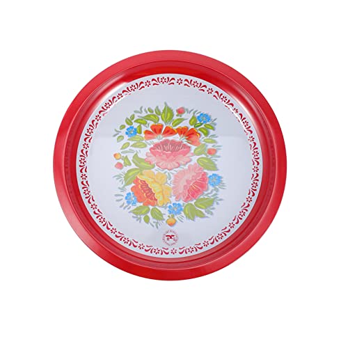 BESTonZON Emaille Obst-und Gemüse Teller Emaille- Teller Obstgericht Emaille-teller Schmucktablett Tiefe Teller Emaille Teller Chinesisch Weiße Obstschale Servierplatte Camping Dampfer von BESTonZON
