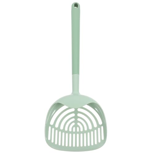 BESTonZON Ergonomische Katzenstreuschaufel mit Langem Griff Komfortabler Poop Schaufel für Schnelle und Saubere Katzenklo Langlebiges Material für Katzenbesitzer und Kittenpflege von BESTonZON