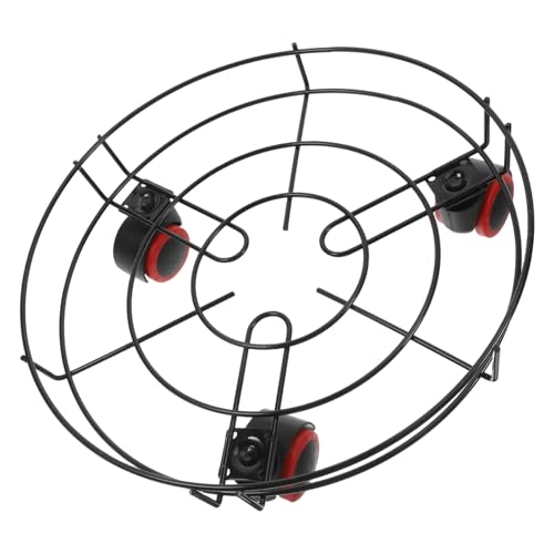 BESTonZON Europäischer Pflanztopfständer aus Robustem Carbonstahl mit Mobiler Blumenuntersetzer für Indoor und Outdoor Belastbar Eleganter Pflanzenwagen mit Bodenschutz und Einfacher von BESTonZON