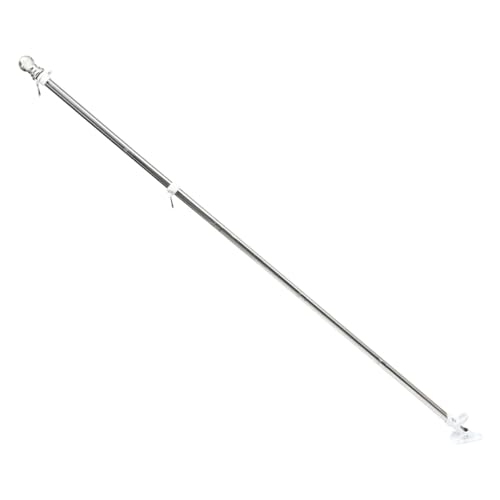 BESTonZON Hochwertiger Gartenfahnenmast Für Außenbereich Hängender Fahnenmast Aus Aluminium Multifunktionaler Fahnenmast Mit Basisset Langlebiges Fahnenmasten-kit von BESTonZON