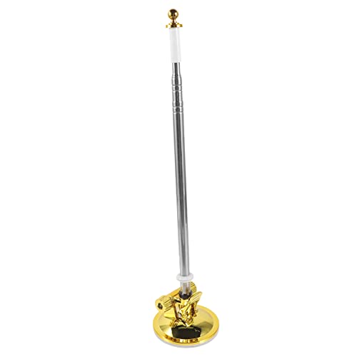 BESTonZON Fahnenmast mit Saugnapf Fahnenmasthalterung Flaggenmastklasse Flaggenhalterung Fahnenmast mit Sockel Flaggenmasthalter Fahnenhalter für LKW Rostfreier Stahl Golden BESTonZON Fahnenmast mit Saugnapf Fahnenmasthalterung Flaggenmastklasse Flaggenhalterung Fahnenmast mit Sockel Flaggenmasthalter Fahnenhalter für LKW Rostfreier Stahl Golden von BESTonZON