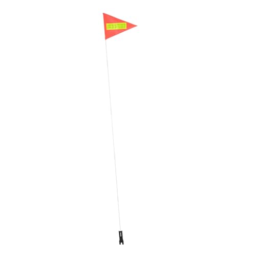 BESTonZON Fahrrad Sicherheitsflagge Set Stabile Glasfaser Fahnenmast Robust Langlebig Leicht Zu Montieren Fahrradwimpel Für Outdoor Radfahren Jungen Mädchen von BESTonZON