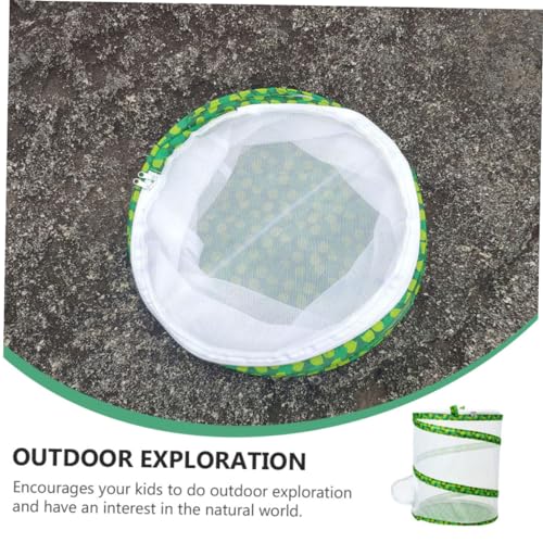 BESTonZON Faltbarer Atmungsaktiver Outdoor Insektenkäfig Praktischer Beobachtungskäfig für Schmetterlinge und Langlebiges Netzmaterial für Biologieunterricht von BESTonZON