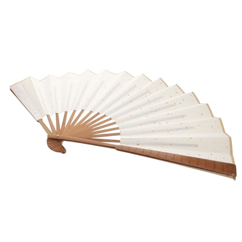 BESTonZON Faltbarer DIY Fächer Aus Hochwertigem Papier Blanko Handfächer Für Kreative Malprojekte Für Junge Mädchen Und Künstler Leicht Und Langlebig Für Foto-Requisiten Und von BESTonZON