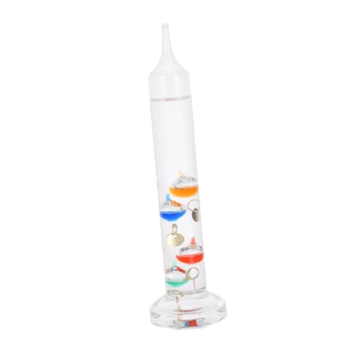 BESTonZON Galileo Thermometer mit Farbigen Kugeln Schwimmender Temperaturanzeiger Dekoratives Wohn Büroaccessoire Künstlerisches für Familie und Freunde Geeignet für Innen Außenbereich BESTonZON Galileo Thermometer mit Farbigen Kugeln Schwimmender Temperaturanzeiger Dekoratives Wohn Büroaccessoire Künstlerisches für Familie und Freunde Geeignet für Innen Außenbereich von BESTonZON