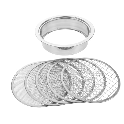 BESTonZON Gartensieb Teiliges mit Feinem Maschengewebe Abnehmbar Langlebig Vielseitig für Gartenerde Kompost und Sand Effiziente Trennung von und Verunreinigungen Verbesserte Pflanzqualität von BESTonZON