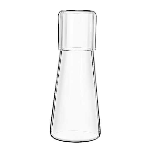 BESTonZON Glaskrug 850ml Große Größe Abgekochte Wasserflasche Kühlkessel Set Tasse Haushaltswasserflasche von BESTonZON
