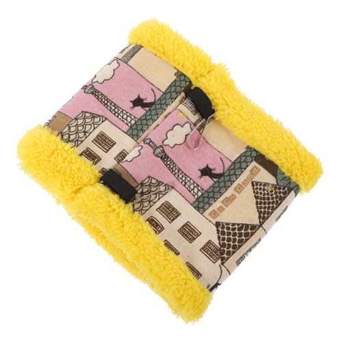 BESTonZON Hängendes Vogelhaus aus Baumwolle Warmes und Gemütliches Nistnest für Papageien und Kleine Haustiere Mittlere Dreieckige Form Sicherer Rückzugsort für Käfige und Volieren BESTonZON Hängendes Vogelhaus aus Baumwolle Warmes und Gemütliches Nistnest für Papageien und Kleine Haustiere Mittlere Dreieckige Form Sicherer Rückzugsort für Käfige und Volieren von BESTonZON