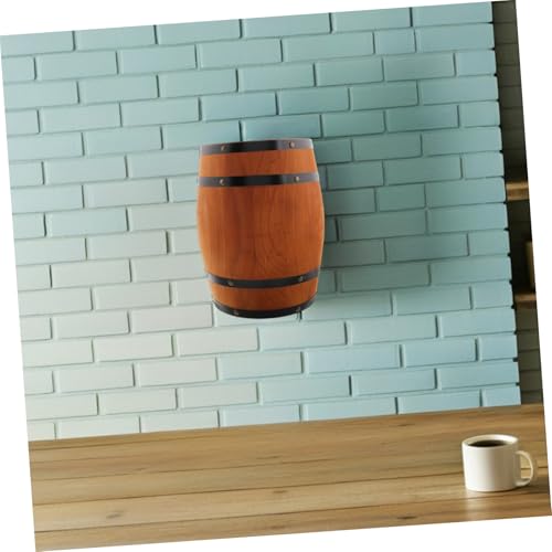 BESTonZON Halbtonnen Wanddeko Weinfass Rustikal Vintage Stil Weinfass Dekor Weinbar Dekoration für Weinlager und Barräume von BESTonZON