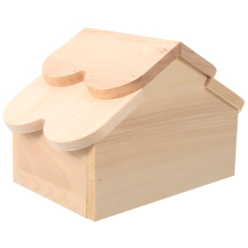BESTonZON Hamster Holzhaus Kleintier Versteck aus Robustem Holz Gemütliches Nagerhaus für Hamster Meerschweinchen Eichhörnchen und Kleine Haustiere Langlebig und Sicher zum Schlafen BESTonZON Hamster Holzhaus Kleintier Versteck aus Robustem Holz Gemütliches Nagerhaus für Hamster Meerschweinchen Eichhörnchen und Kleine Haustiere Langlebig und Sicher zum Schlafen von BESTonZON