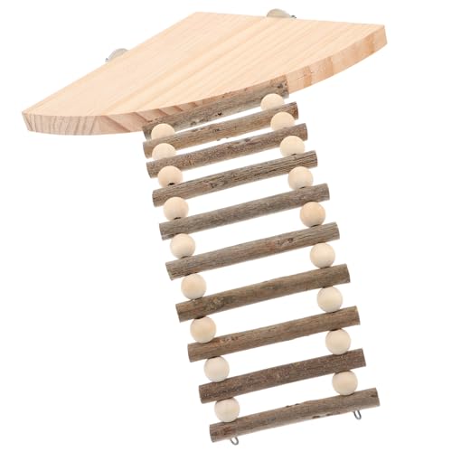 BESTonZON Hamster Holzplattform Kletterspielzeug mit Leiter Stabiles Langlebiges Nagetierzubehör für Hamster Meerschweinchen Mäuse Multifunktionale Kletter und Ruheplattform für BESTonZON Hamster Holzplattform Kletterspielzeug mit Leiter Stabiles Langlebiges Nagetierzubehör für Hamster Meerschweinchen Mäuse Multifunktionale Kletter und Ruheplattform für von BESTonZON