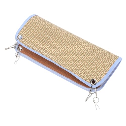 BESTonZON Hamster Käfig Hängematte aus Stroh Stabiles Molaren Multifunktionale Schaukel und Versteck für Hamster Meerschweinchen Chinchilla Kühlendes Sommer zubehör BESTonZON Hamster Käfig Hängematte aus Stroh Stabiles Molaren Multifunktionale Schaukel und Versteck für Hamster Meerschweinchen Chinchilla Kühlendes Sommer zubehör von BESTonZON