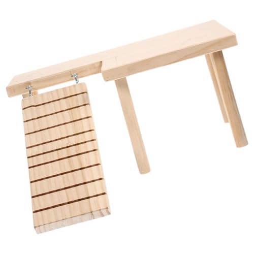 BESTonZON Hamster Kletterplattform und Leiter für Kleintierkäfig Glatte Kanten Sichere Hamsterspielzeug Indoor Hamster Zubehör Kleines Haustier Trainingsspielzeug Dekorative BESTonZON Hamster Kletterplattform und Leiter für Kleintierkäfig Glatte Kanten Sichere Hamsterspielzeug Indoor Hamster Zubehör Kleines Haustier Trainingsspielzeug Dekorative von BESTonZON
