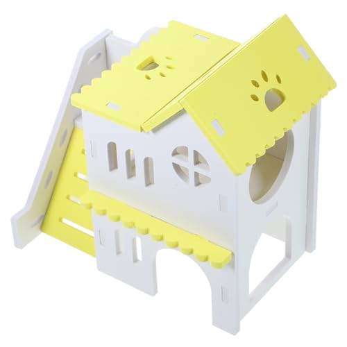 BESTonZON Hamster Spielhaus aus Stabilem Multifunktionales Versteck und Schlafplatz für Kleine Nager Inklusive Kletterleiter Geeignet für Hamster Rennmäuse und Meerschweinchen Langlebiges BESTonZON Hamster Spielhaus aus Stabilem Multifunktionales Versteck und Schlafplatz für Kleine Nager Inklusive Kletterleiter Geeignet für Hamster Rennmäuse und Meerschweinchen Langlebiges von BESTonZON