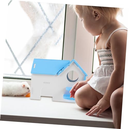 BESTonZON Hamsterhaus Bunt mit Leiter PVC Kleintierversteck Zweistöckiges Meerschweinchenhaus rutschfest Sicherer Rückzugsort für Zwerghamster und Kleine Nager BESTonZON Hamsterhaus Bunt mit Leiter PVC Kleintierversteck Zweistöckiges Meerschweinchenhaus rutschfest Sicherer Rückzugsort für Zwerghamster und Kleine Nager von BESTonZON