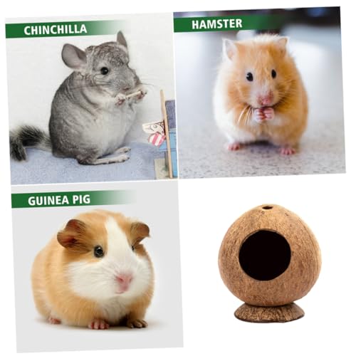 BESTonZON Hamsterhaus Kleintier Nest Wärmendes für Hamster Meerschweinchen Igel Kleine Haustiere Plüschbett Winddicht Komfortables Schlafhäuschen für Käfig BESTonZON Hamsterhaus Kleintier Nest Wärmendes für Hamster Meerschweinchen Igel Kleine Haustiere Plüschbett Winddicht Komfortables Schlafhäuschen für Käfig von BESTonZON