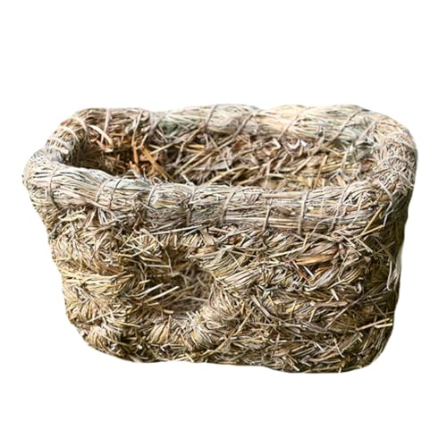 BESTonZON Handgefertigtes Doppelseitiges Haustiernest aus Natürlichem Stroh Langlebiges Katzen und Kaninchenhaus Gemütlicher Schlaf und Spielplatz für Kleine Haustiere Drinnen BESTonZON Handgefertigtes Doppelseitiges Haustiernest aus Natürlichem Stroh Langlebiges Katzen und Kaninchenhaus Gemütlicher Schlaf und Spielplatz für Kleine Haustiere Drinnen von BESTonZON