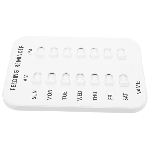 BESTonZON Kreativer Futtererinnerer Für Haustiere Tragbare Fütterungstafel Aus Robustem Kunststoff Für Katzen Und Hunde Als Praktische Erinnerungshilfe Einfach Zu Montieren Mit Magnet BESTonZON Kreativer Futtererinnerer Für Haustiere Tragbare Fütterungstafel Aus Robustem Kunststoff Für Katzen Und Hunde Als Praktische Erinnerungshilfe Einfach Zu Montieren Mit Magnet von BESTonZON