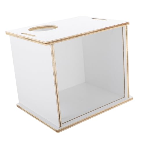 BESTonZON Haustier Sandbad Box mit Transparentem Design Sichere Glatte Kanten für Hamster Chinchillas und Mäuse rutschfeste Kleine Sandbadewanne für Kleintiere Haustierfreundliches Badetopf von BESTonZON