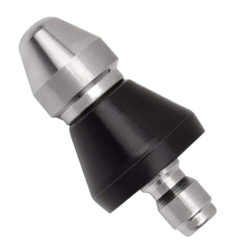 BESTonZON Hochdruckreinigungsdüse aus Edelstahl Kompakte Kleine Sprühdüse für Haus Kanalreinigung Langlebig Verschleißfest Kompatibel mit Abfluss Reinigungswerkzeugen Praktische von BESTonZON