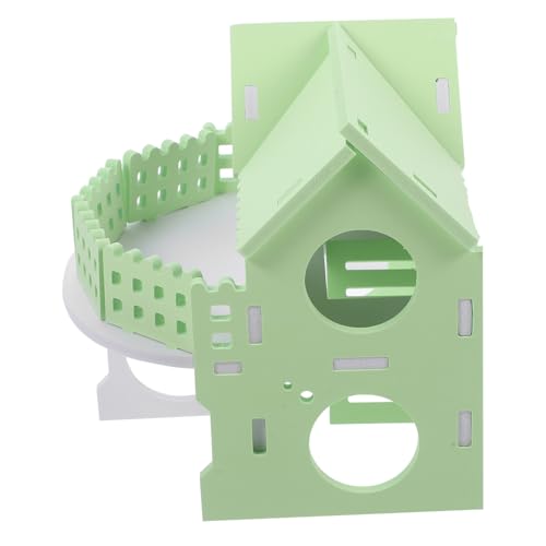 BESTonZON Holz Hamsterhaus mit Leiter Mehrkammeriges Kleintier Versteck Bissfestes Langlebiges Haustier Schlafhaus Warmes Geruchsfreies Nagerhaus für Hamster und Chinchilla BESTonZON Holz Hamsterhaus mit Leiter Mehrkammeriges Kleintier Versteck Bissfestes Langlebiges Haustier Schlafhaus Warmes Geruchsfreies Nagerhaus für Hamster und Chinchilla von BESTonZON