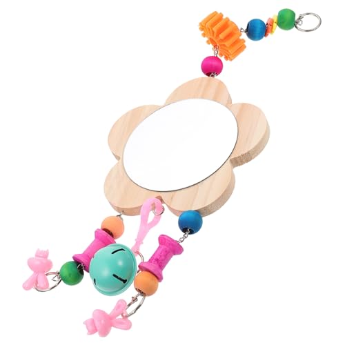 BESTonZON Holz Hühner Hängender Spiegel mit Glocken Robustes Haustier Hühnerspielzeug zur Beschäftigung Fördert Aktivität und Geistige Entwicklung im Käfig Zufällige Farbe Zufällige Farbe BESTonZON Holz Hühner Hängender Spiegel mit Glocken Robustes Haustier Hühnerspielzeug zur Beschäftigung Fördert Aktivität und Geistige Entwicklung im Käfig Zufällige Farbe Zufällige Farbe von BESTonZON