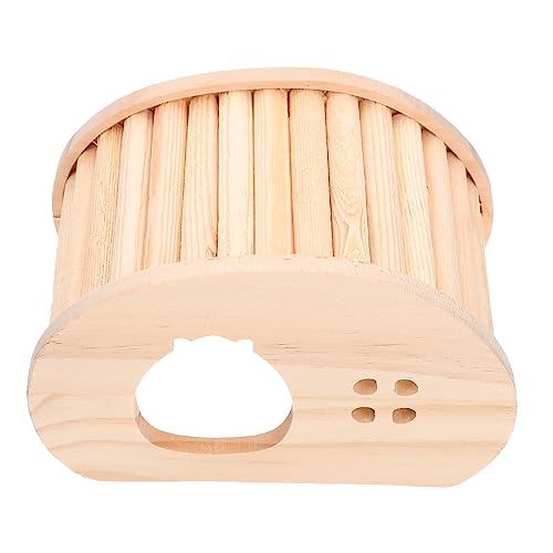 BESTonZON Holz Kleintierhaus mit Leiter Kleines Nager Versteck und Schlafplatz Haustier Rückzugsort für Hamster Chinchilla und Meerschweinchen Stabil und Leicht Zu Reinigen Spielhaus für von BESTonZON