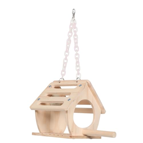 BESTonZON Holz-nistkasten für Papageien mit Sitzstange Wetterfester Hängender Vogelhaus-brutkasten für Wellensittiche Nymphensittiche und Kleine Vögel Vielseitig Nutzbar für Zucht und BESTonZON Holz-nistkasten für Papageien mit Sitzstange Wetterfester Hängender Vogelhaus-brutkasten für Wellensittiche Nymphensittiche und Kleine Vögel Vielseitig Nutzbar für Zucht und von BESTonZON