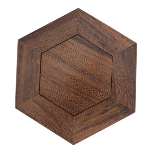 BESTonZON Holzdisplay Basis für Dekorative Blumentöpfe Sechseckiger Sockel Massivem für Vasen Kristallkugeln und Sammlerstücke Vielseitig Einsetzbar Wohnräumen BESTonZON Holzdisplay Basis für Dekorative Blumentöpfe Sechseckiger Sockel Massivem für Vasen Kristallkugeln und Sammlerstücke Vielseitig Einsetzbar Wohnräumen von BESTonZON