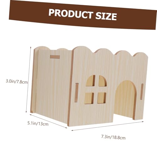 BESTonZON Holzhaus für Meerschweinchen und Hamster Langlebiges Mehrzweck versteck mit Wellenförmiger Leiter Sicherer Rückzugsort und Schlafplatz Geeignet für Innenkäfige Kleiner Haustiere BESTonZON Holzhaus für Meerschweinchen und Hamster Langlebiges Mehrzweck versteck mit Wellenförmiger Leiter Sicherer Rückzugsort und Schlafplatz Geeignet für Innenkäfige Kleiner Haustiere von BESTonZON