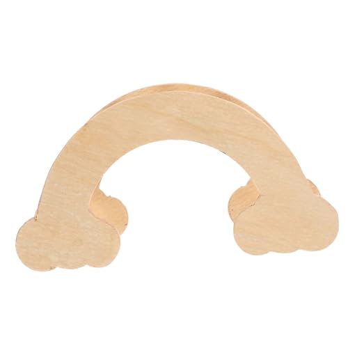 BESTonZON Holzleiter Hamster Klettergerüst Mehrzweck Haustierversteck für Hamster Meerschweinchen Zwerghamster Kleintiere Käfig Zubehör mit Natürlichem Design von BESTonZON