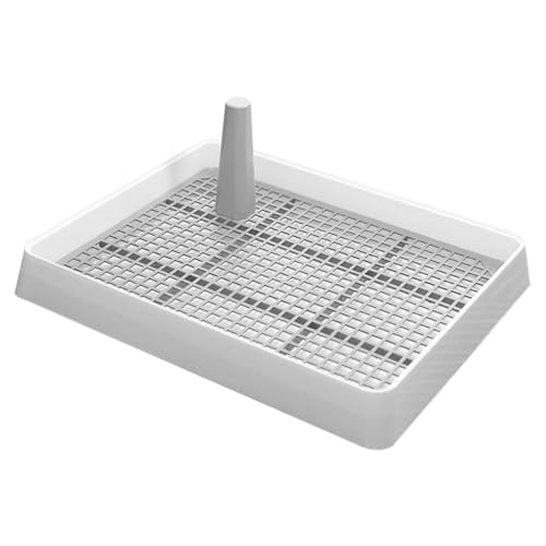 BESTonZON Innenbereich Hundetoilette Welpentoilette Trainingstablett Verdickte Zubehör Zug Haustiertoilette Haustiertoilette Hundetoilette Innenbereich Welpentoilette Hundetoilettentablett von BESTonZON