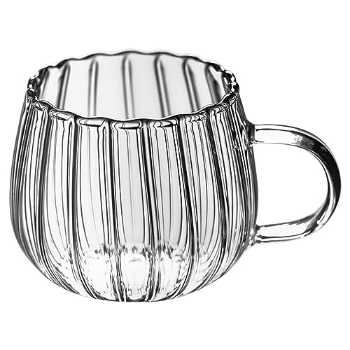 BESTonZON Glas Trinkbecher Transparente Kaffeetasse Mit Henkel Für Wasser Tee Saft Und Milch Einfache Reinigung Elegantes Design Für Zuhause Und Büro BESTonZON Glas Trinkbecher Transparente Kaffeetasse Mit Henkel Für Wasser Tee Saft Und Milch Einfache Reinigung Elegantes Design Für Zuhause Und Büro von BESTonZON
