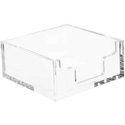 BESTonZON Tischspender Kasten Tissue-box Servietten Schreibtisch Zubehör Tischfolie Schminktisch Zubehör Wohnzimmer Zubehör Desktop-papierhülle Haushalt Acryl Esstisch Acrylbox von BESTonZON