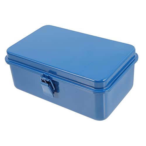 BESTonZON Kasten Werkzeug kasten aus Eisen Organizer-Toolbox kleine Werkzeugkiste Metall Vorratsbehälter Werkzeug-Organizer Werkzeugkoffer Eisenblech Container kleine Teile von BESTonZON